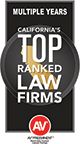 California's Top Ranked Law Firms Badge