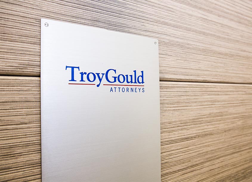TroyGould Attorneys Sign
