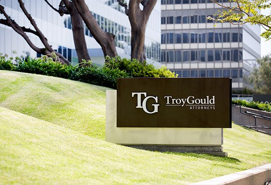 TroyGould Attorneys Building Sign